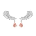 Plume de Paon Ear Clips