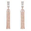 Pompon Pendant Earrings
