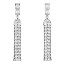 Pompon Pendant Earrings