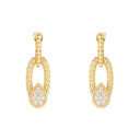 Serpent Bohème Vintage Stud Earrings