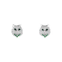 Wladimir the cat stud earrings