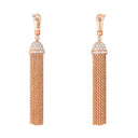 Pompon Pendant Earrings