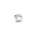 Quatre Double White Edition clip earring