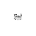 Quatre Double White Edition clip earring