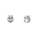 Wladimir the cat stud earrings
