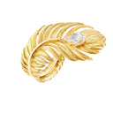 Plume de Paon large ring