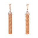 Pompon Pendant Earrings