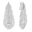 Plume de Paon Pendant Earrings