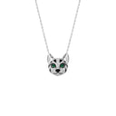Fuzzy, the Leopard Cat pendant