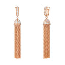 Pompon Pendant Earrings
