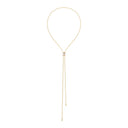 Quatre White Edition Tie Necklace, large model