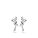 Ruban Earrings 18K White Gold Diamonds | J60879