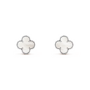 Belle Vante Earrings Mother-Of-Pearl 18K White Gold