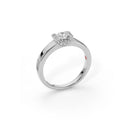 Cento Diamond Bridal Ring in 18kt White Gold with Diamonds