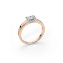 Cento Diamond Bridal Ring in 18k Rose Gold