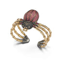 Spider Bracelet with Rubies and Diamonds