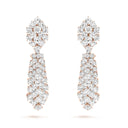 À Cheval Transformable Earrings Large Model in 18K Rose Gold with Diamonds