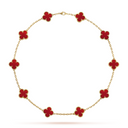 Belle Vante Necklace 10 Motifs Carnelian 18K Yellow Gold