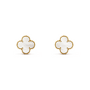 Belle Vante Earrings Mother-Of-Pearl 18K Yellow Gold