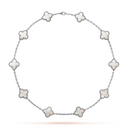 Belle Vante Necklace 10 Motifs Mother-Of-Peal 18K White Gold