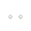 Belle Vante Earrings Mother-Of-Pearl 18K White Gold