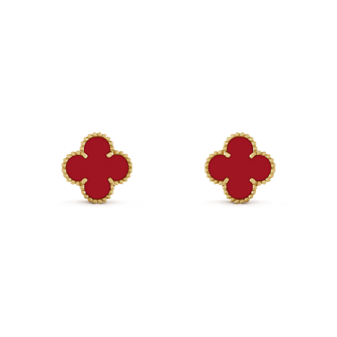 Belle Vante Earrings Carnelian 18K Yellow Gold