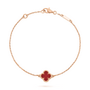 Belle Vante Bracelet 1 Motif Carnelian 18K Rose Gold