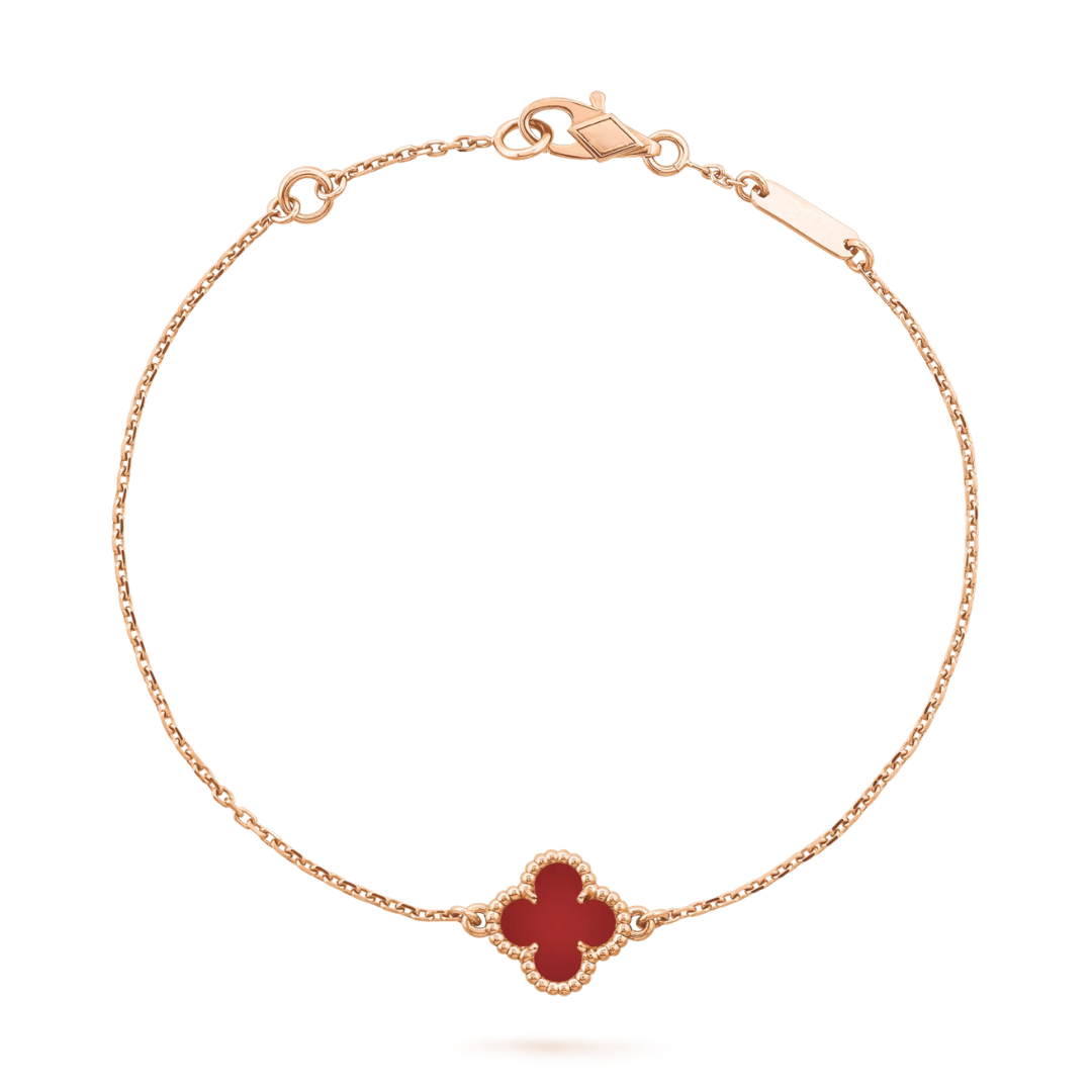Belle Vante Bracelet 1 Motif Carnelian 18K Rose Gold