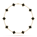 Belle Vante Necklace 10 Motifs Onyx 18K Yellow Gold