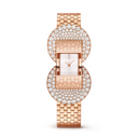 Ludo Secret Watch in 18K Rose Gold with Diamonds and Mother-of-Pearl