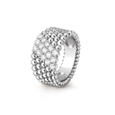 Perlée Diamonds 5 Rows Ring with Diamond