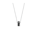 Ultra Necklace 18K White Gold Black Ceramic | J3171