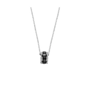 Ultra Necklace 18K White Gold Diamonds Black Ceramic | J3173