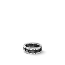 Ultra Ring Medium 18K White Gold Black Ceramic | J2636