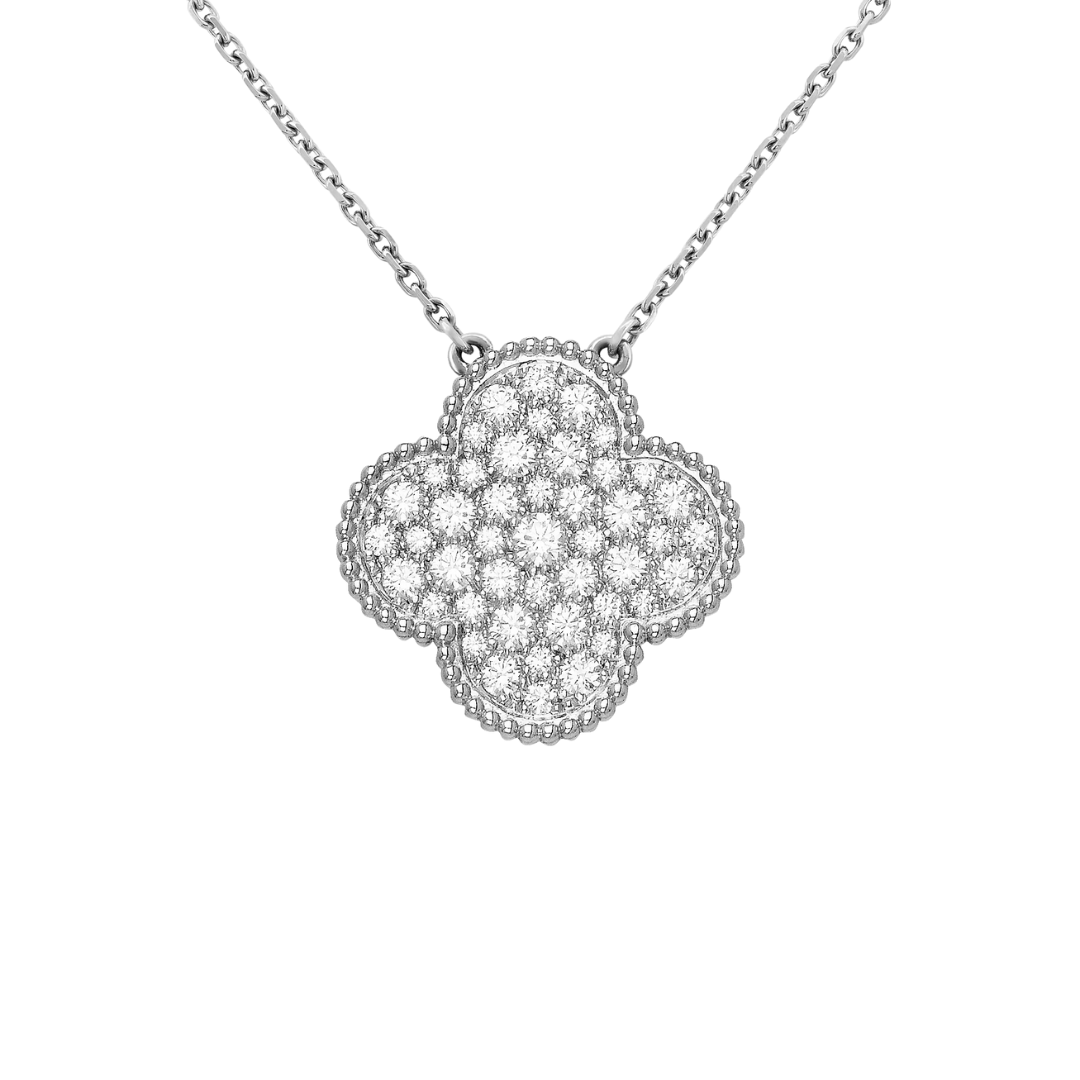 Belle Vante Pendant Full Diamonds 18K White Gold