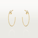 Belle Vante Juste un Clou Hoop Earrings Large Rose Gold